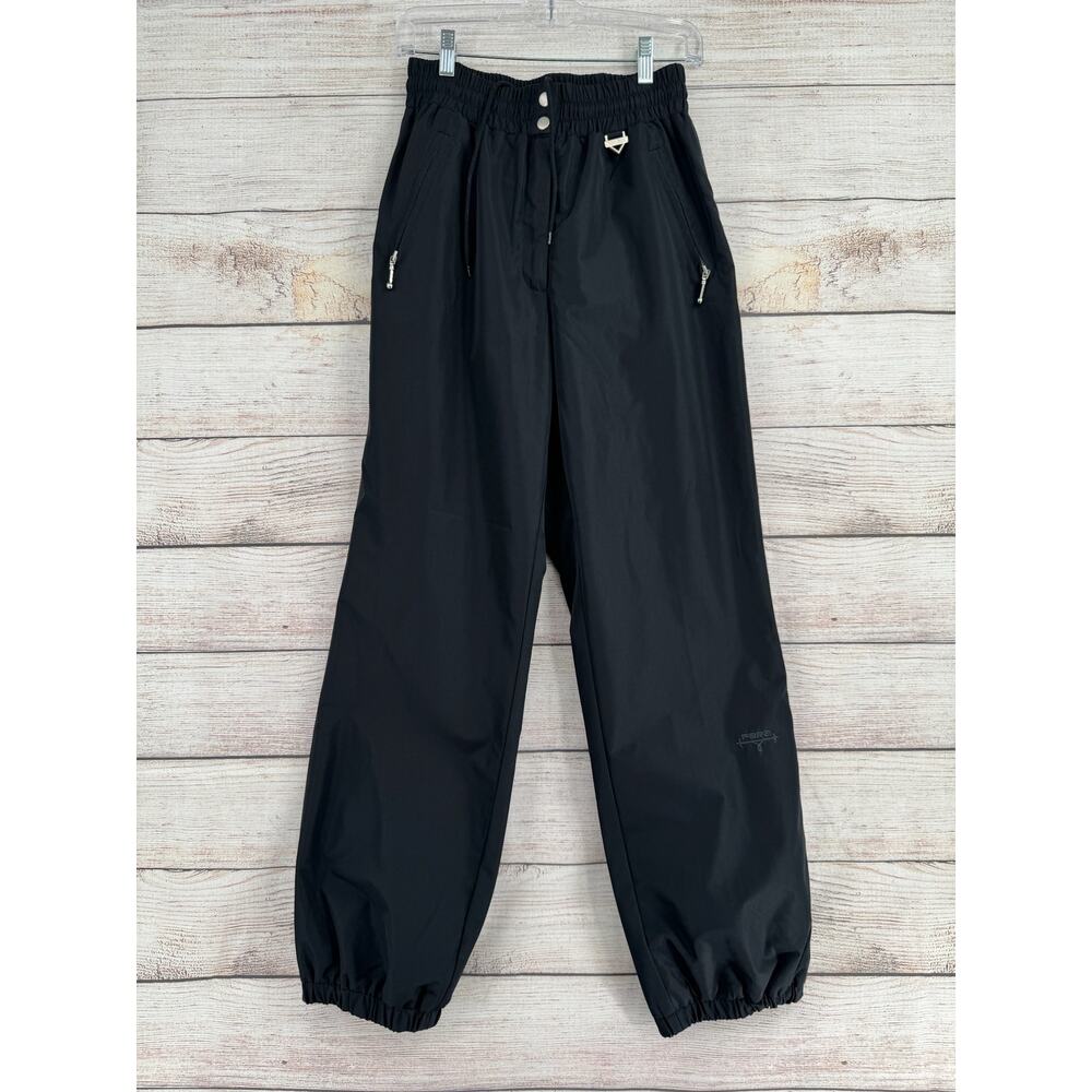Vintage FERA Skiwear Softshell Ski Snow‎ Pants Womens 12 Black Outerwear